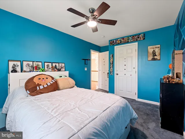 a view of a lake with a big yard