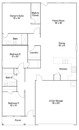 $1,975 | 6418 Begonia Trellis Drive, Katy, TX 77493