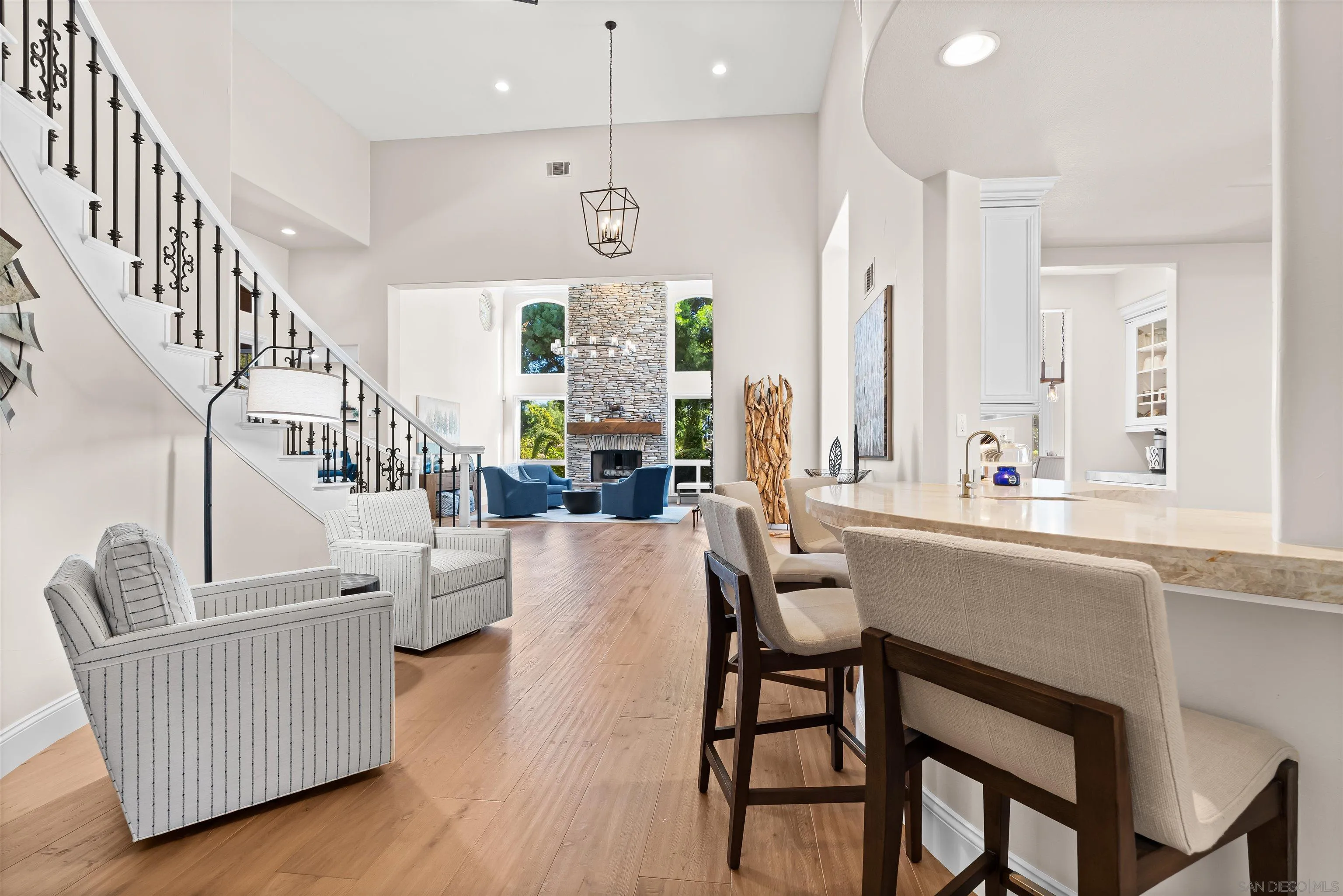 301 Cantle Lane Encinitas, CA 92024 - Photo 30 of 75 a living room with furniture and a large window