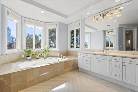 a view of a street with sitting area