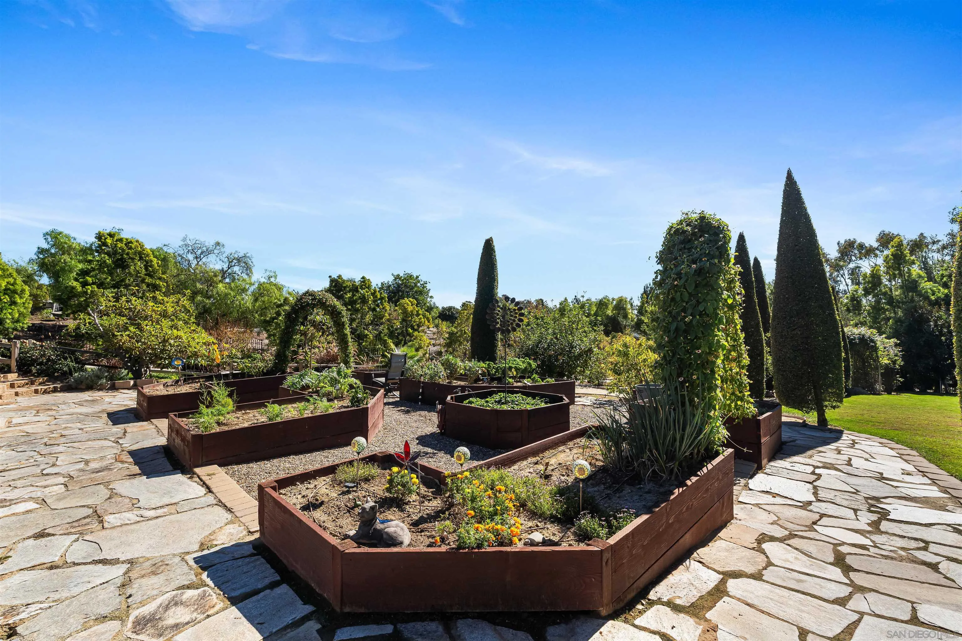301 Cantle Lane Encinitas, CA 92024 - Photo 54 of 75 a view of a backyard with sitting area
