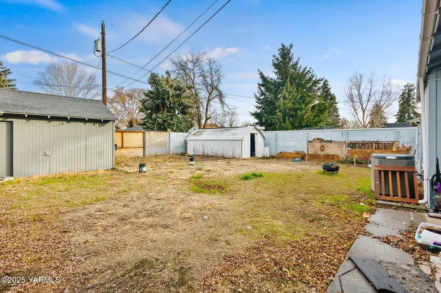 a swimming pool with yard