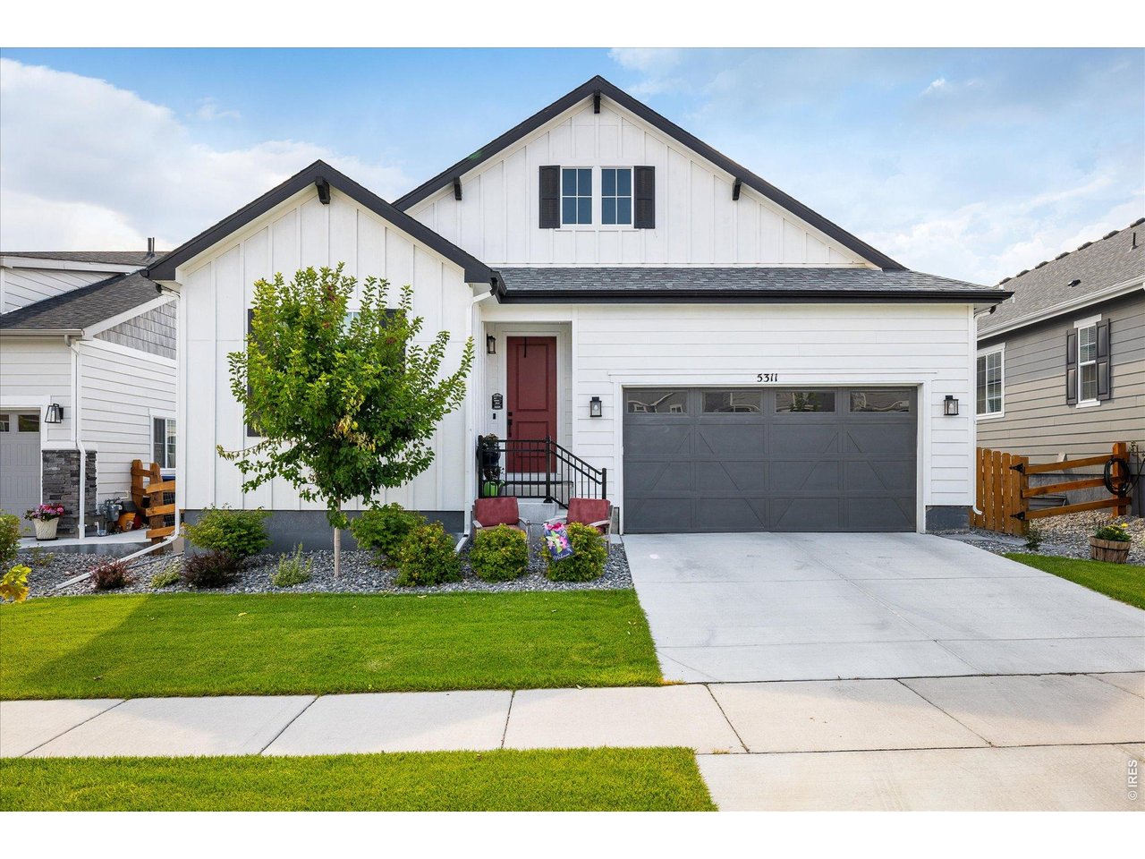 Striking curb appeal with modern exterior updates
