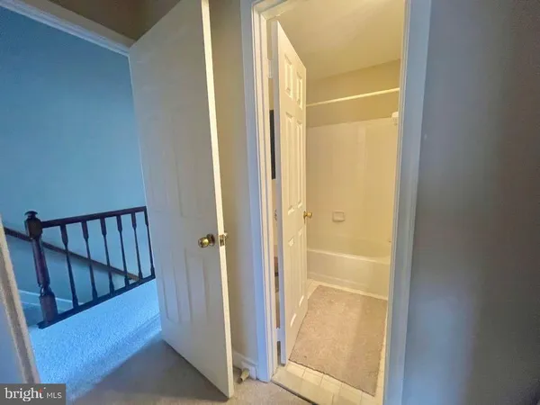 a view of a glass door