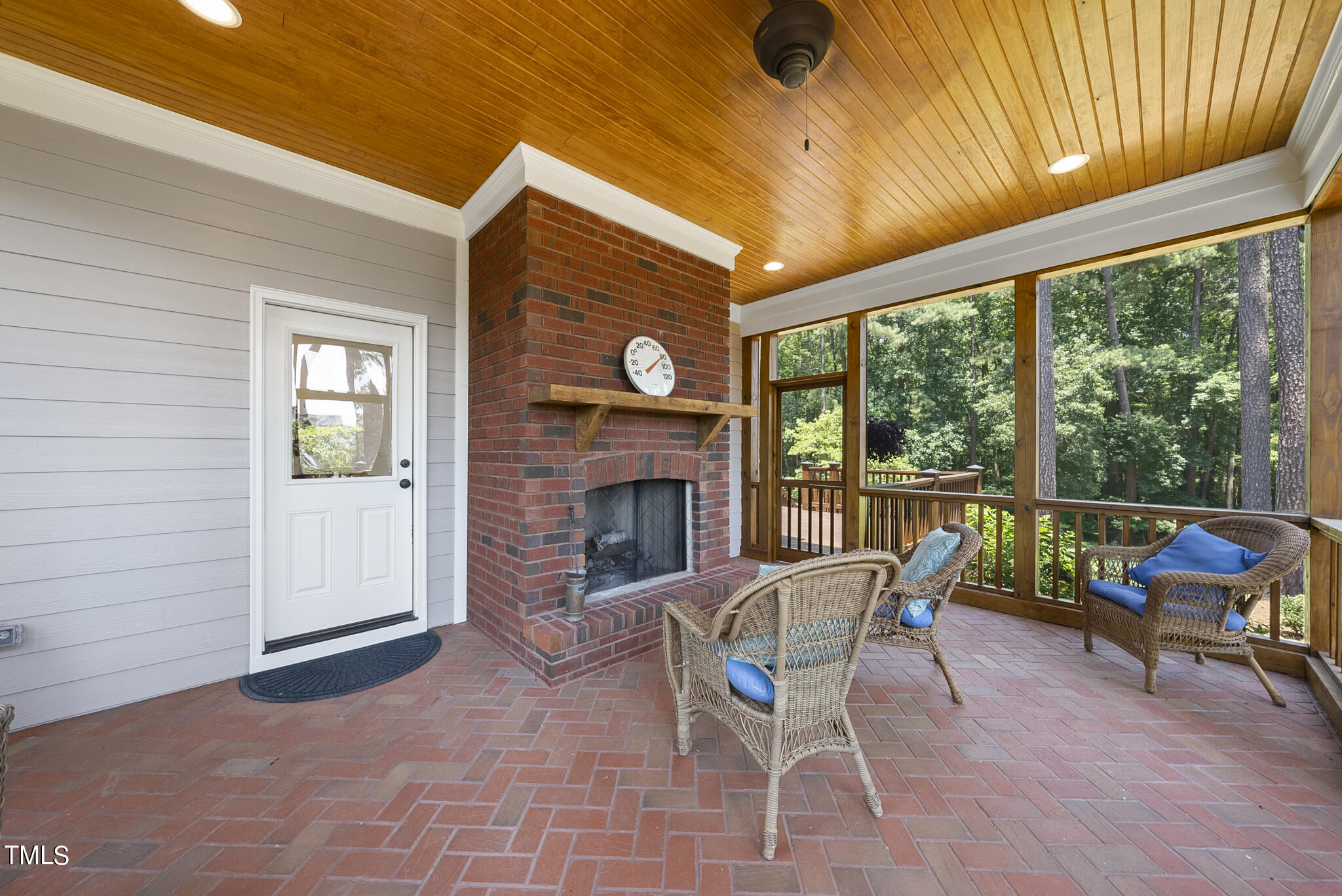 6213 Blair Cee Lane Raleigh, NC 27613 - Photo 34 of 39 a outdoor space with patio lots of furniture and garden view