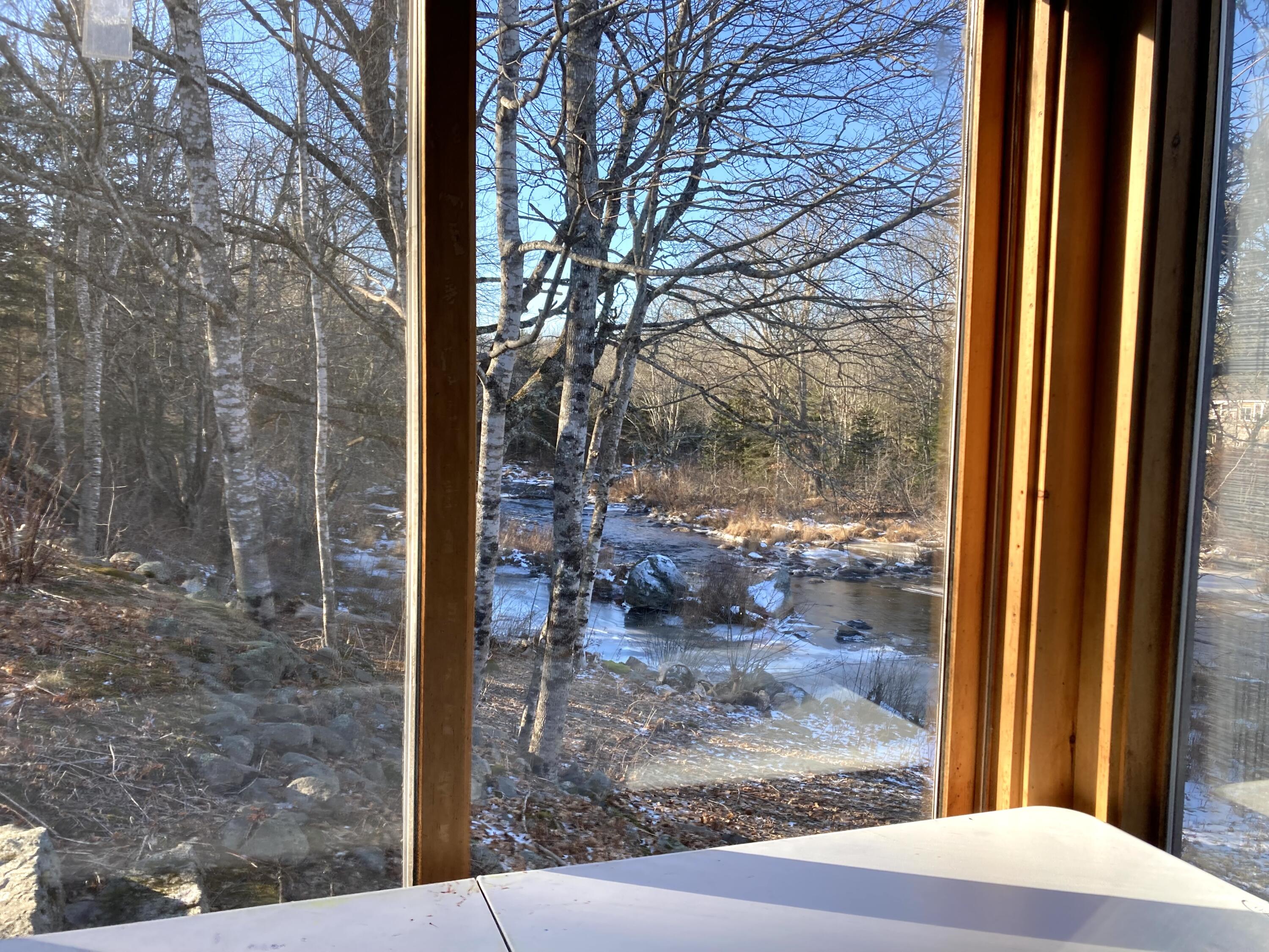 3 Rogers Point Road Steuben, ME 04680 - Photo 12 of 31 Sun room corner toward stream.