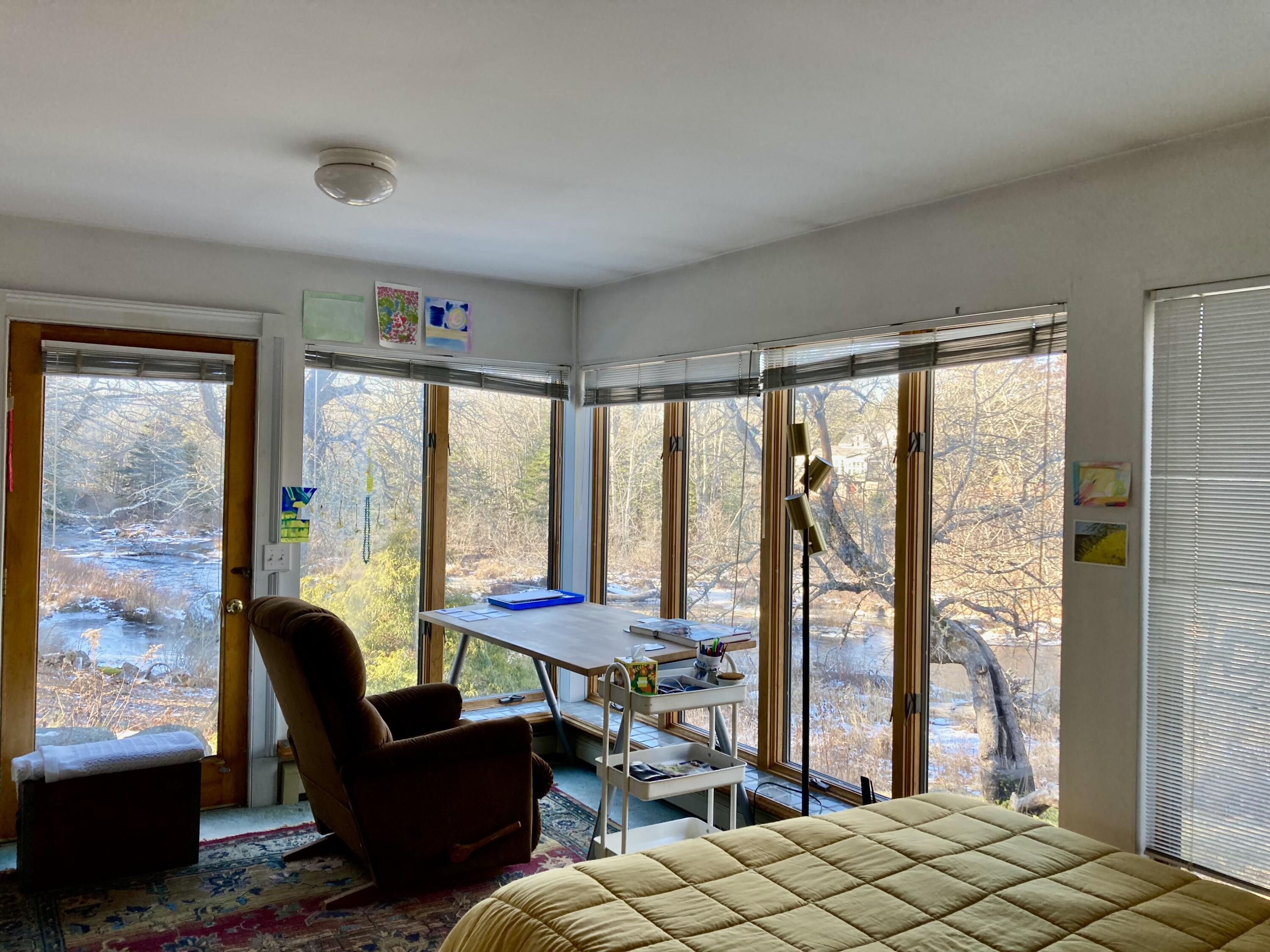 3 Rogers Point Road Steuben, ME 04680 - Photo 10 of 31 First floor bedroom w/views to stream.