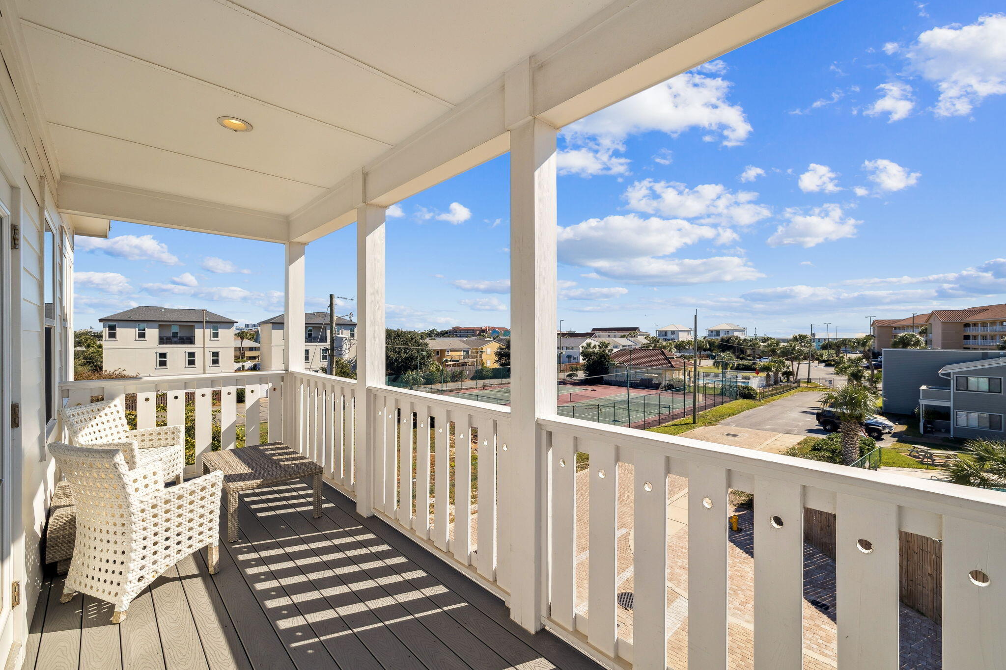 10 Blue Surf Lane Miramar Beach, FL 32550 - Photo 48 of 50 a view of a balcony with wooden floor