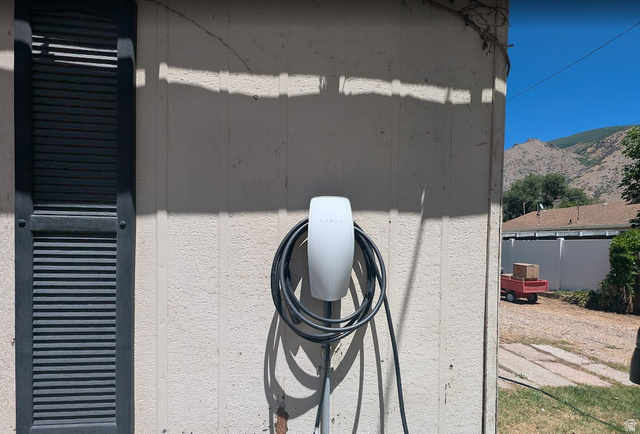 269 East 200 North Springville, UT 84663 - Photo 49 of 57 Exterior wall with EV charging station