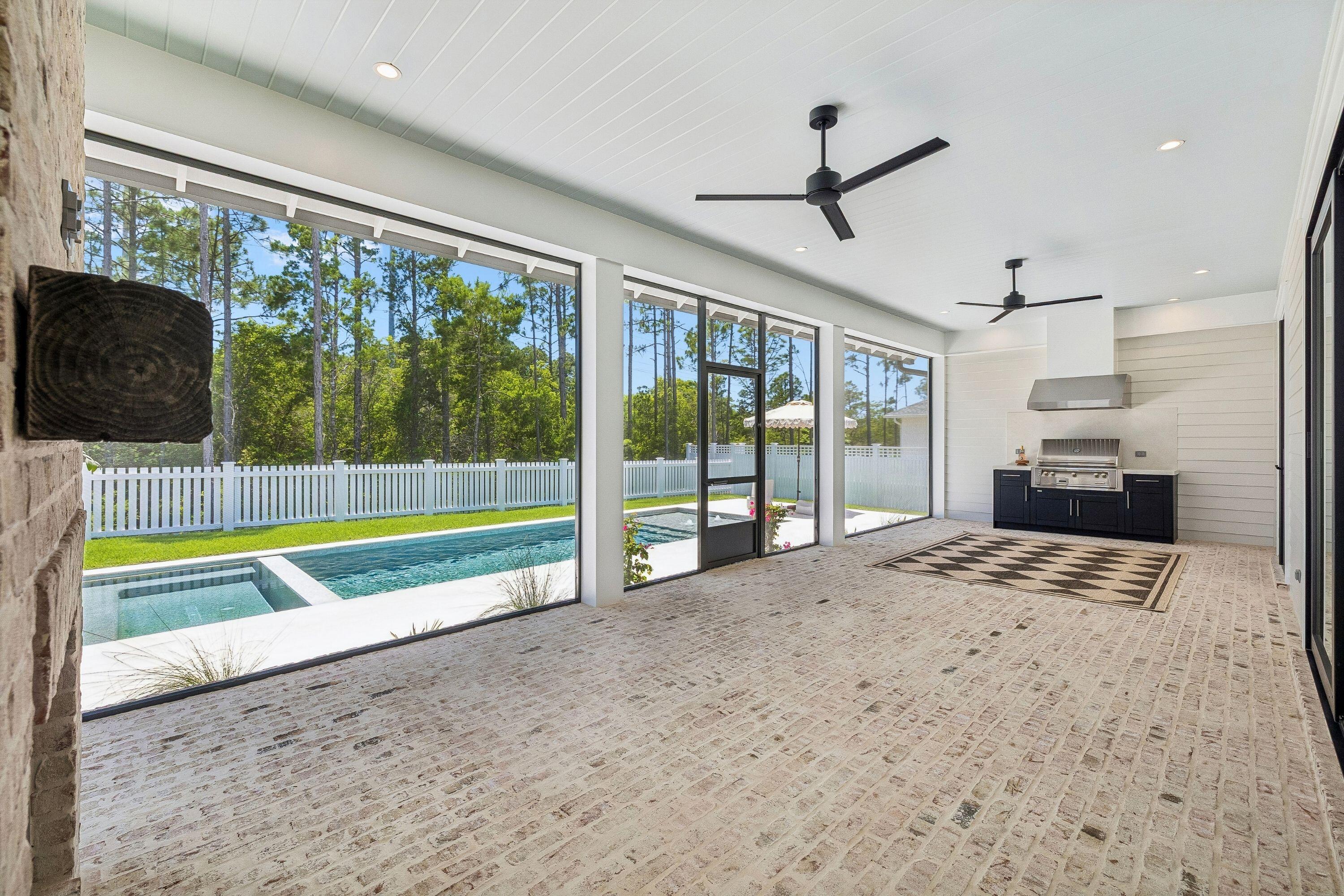 314 West Firethorn Circle Inlet Beach, FL 32461 - Photo 19 of 78 Extended Back Porch