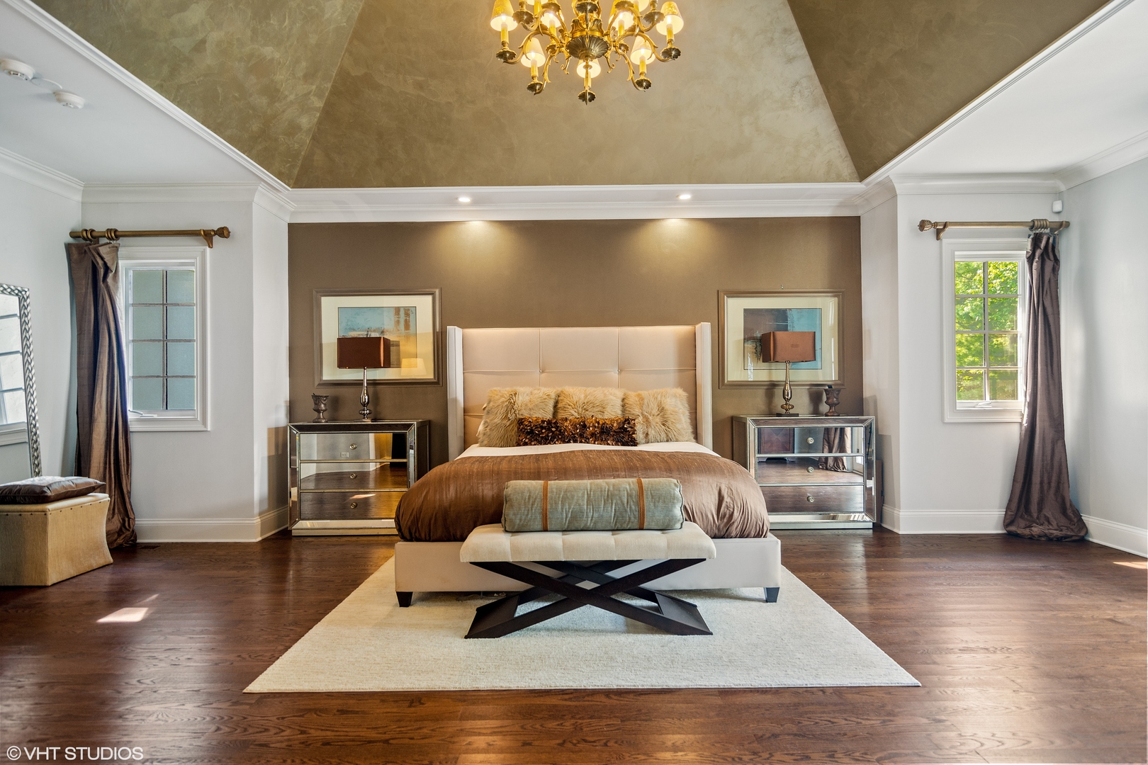 1717 Appleby Road Inverness, IL 60067 - Photo 25 of 57 a living room with furniture and a chandelier