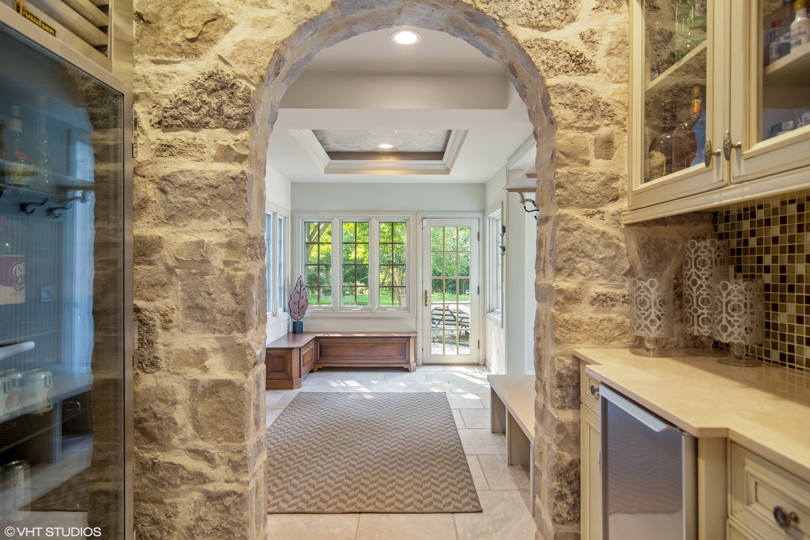 1717 Appleby Road Inverness, IL 60067 - Photo 41 of 57 a bathroom with a granite countertop bathtub a sink and a mirror