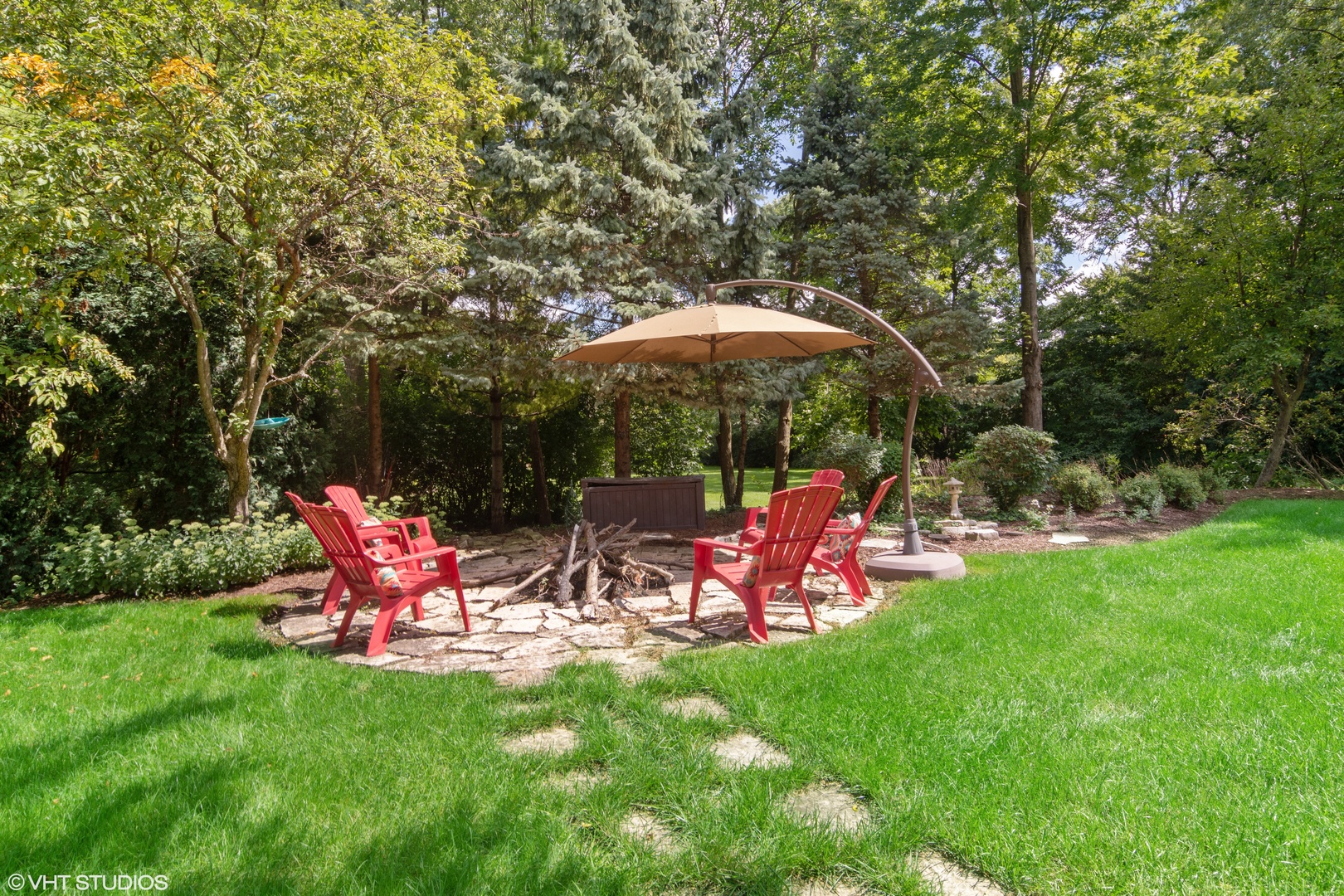 1717 Appleby Road Inverness, IL 60067 - Photo 52 of 57 a view of a yard with furniture and outdoor