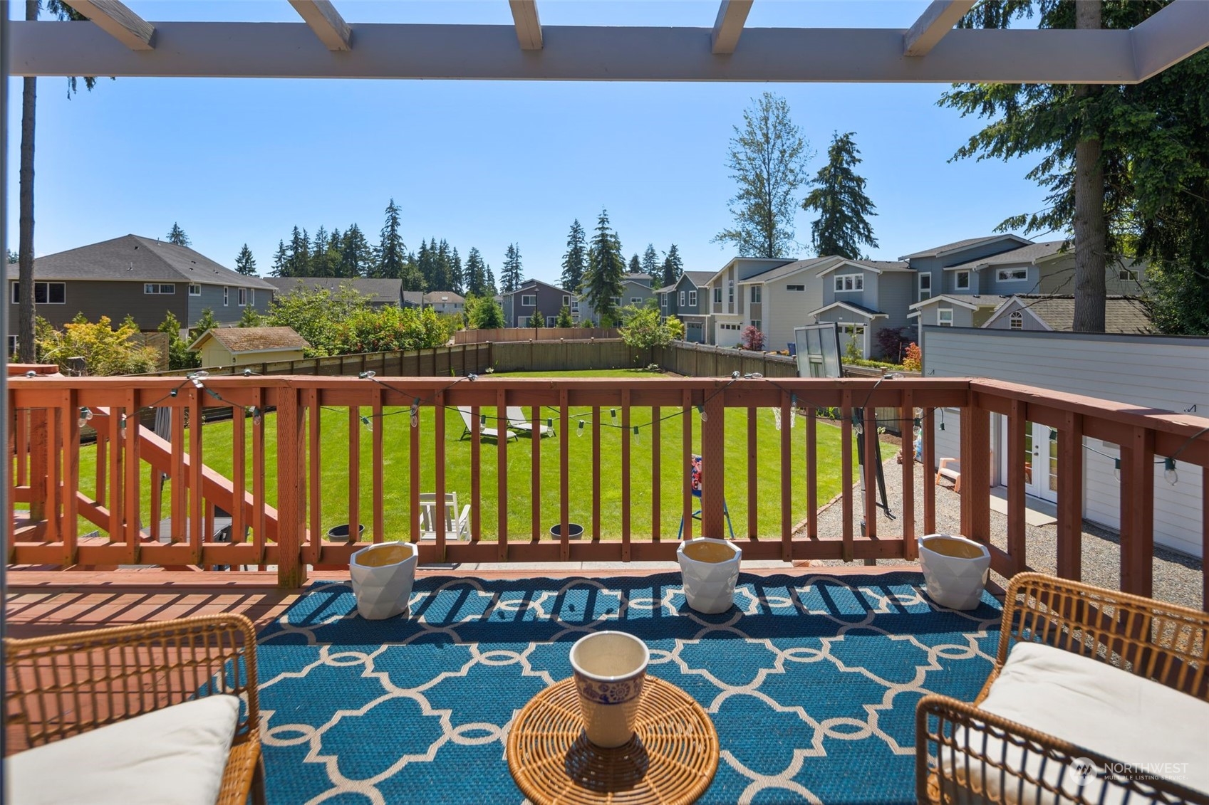 102 Bellflower Road Bothell, WA 98012 - Photo 13 of 40 a view of a balcony with chairs