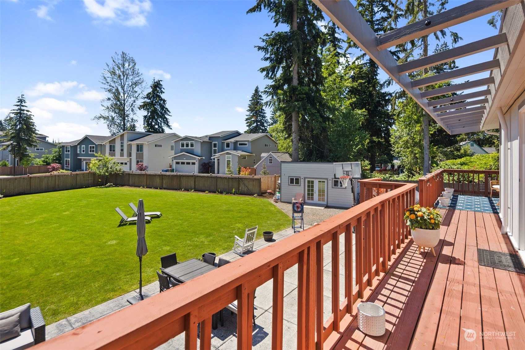102 Bellflower Road Bothell, WA 98012 - Photo 31 of 40 a view of a house with backyard