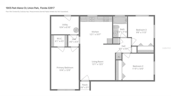 $1,575 | 1905 Park Manor Drive, Orlando, FL 32817