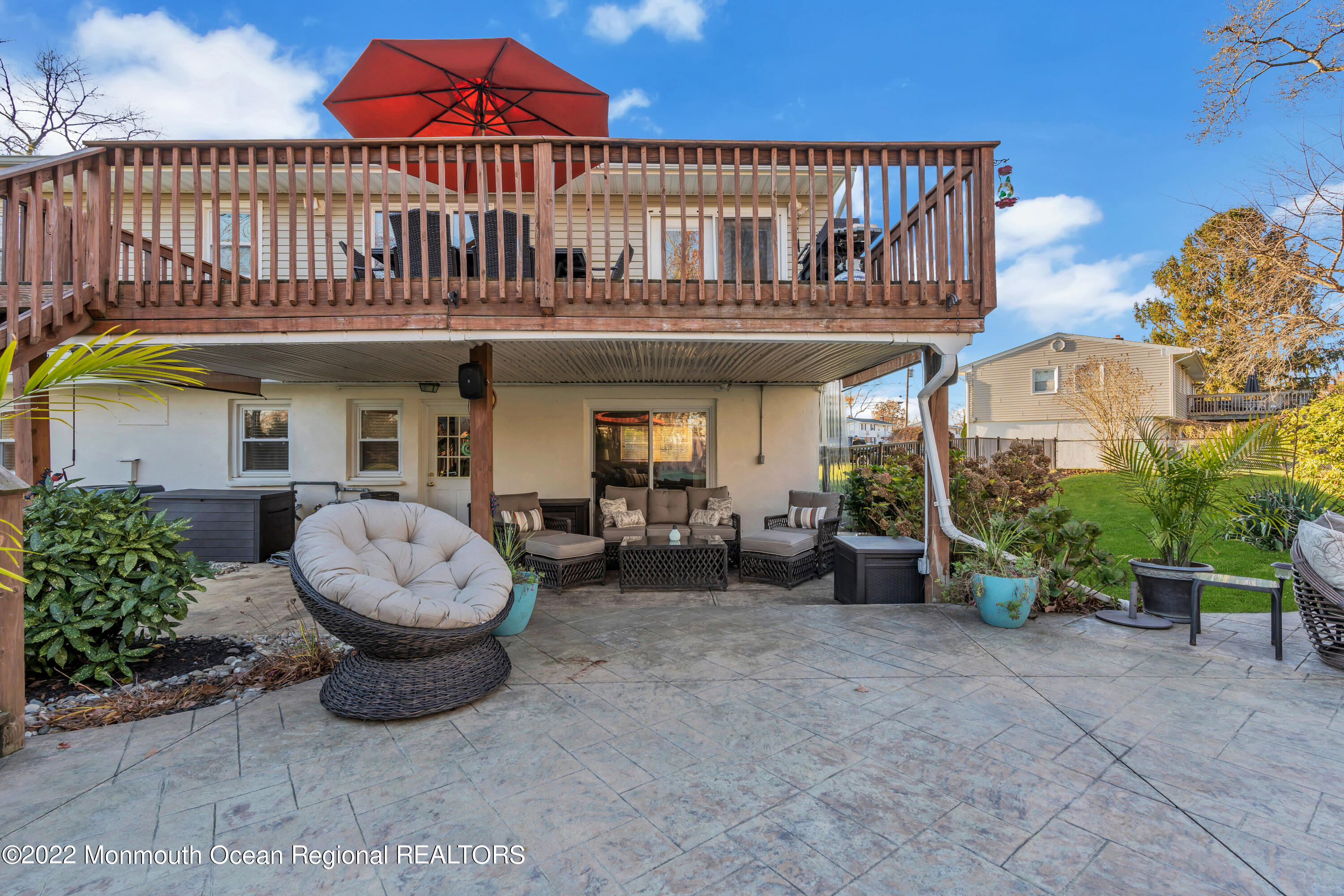 115 Greymoor Road Howell, NJ 07731 - Photo 27 of 38 a view of a chairs and tables in the patio