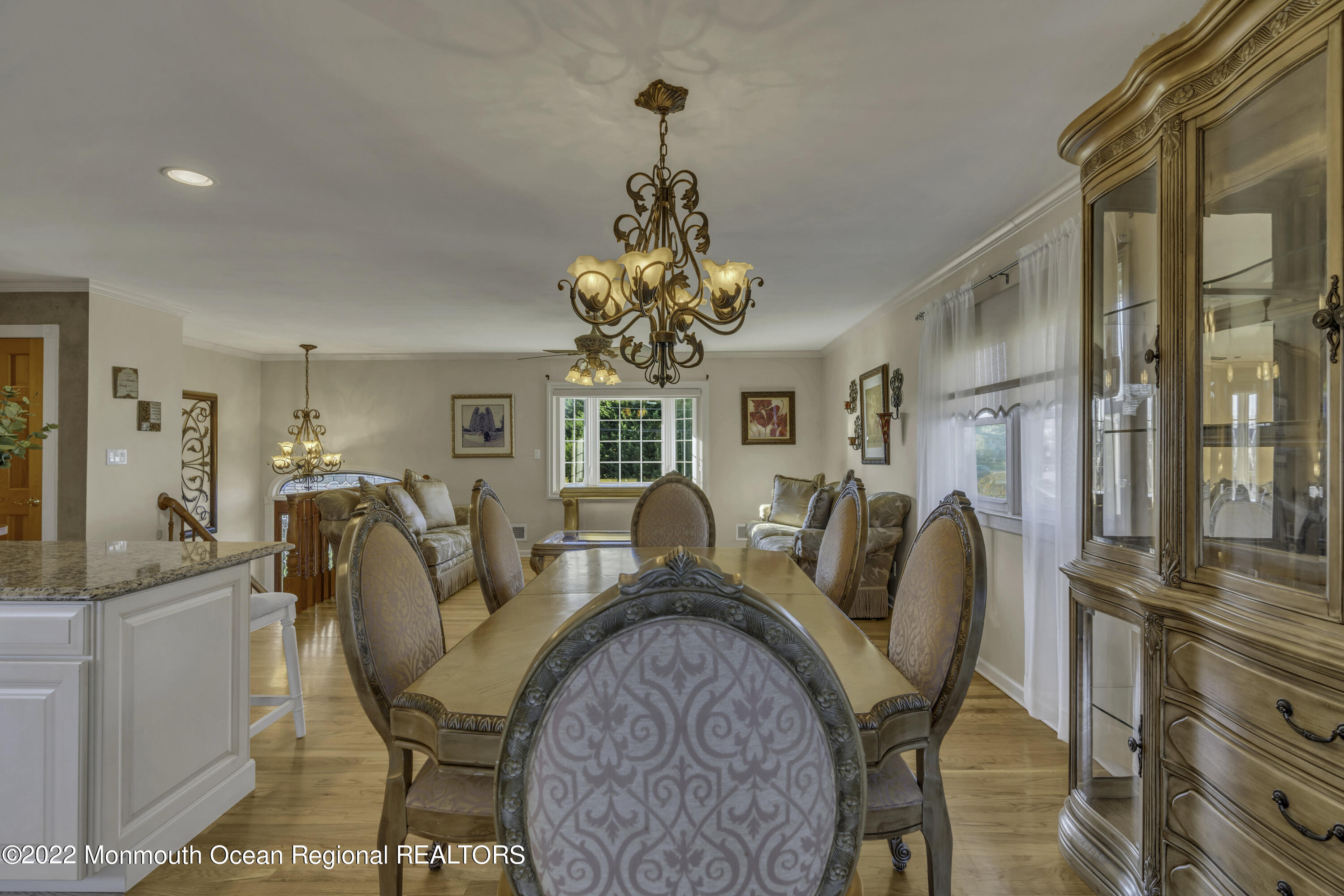 115 Greymoor Road Howell, NJ 07731 - Photo 10 of 38 a view of a dining room with furniture and chandelier
