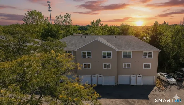 a aerial view of a house