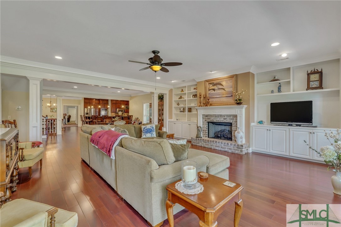 216 Oatland Island Road Savannah, GA 31410 - Photo 11 of 50 Built-in Bookshelves in Living Room