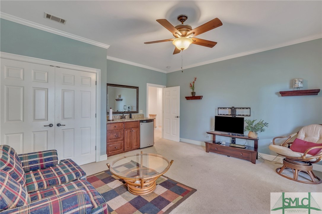 216 Oatland Island Road Savannah, GA 31410 - Photo 27 of 50 Den on 2nd Floor with wet bar (7th Bedroom!)