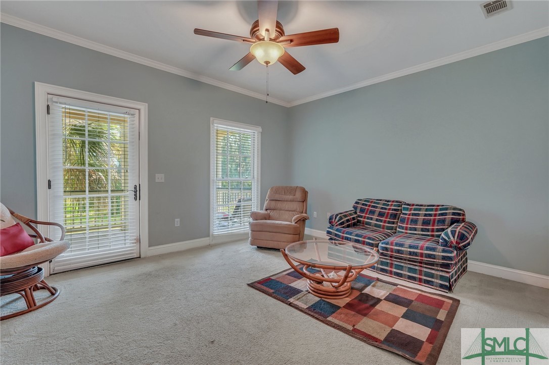216 Oatland Island Road Savannah, GA 31410 - Photo 28 of 50 Doors to Balcony from Den