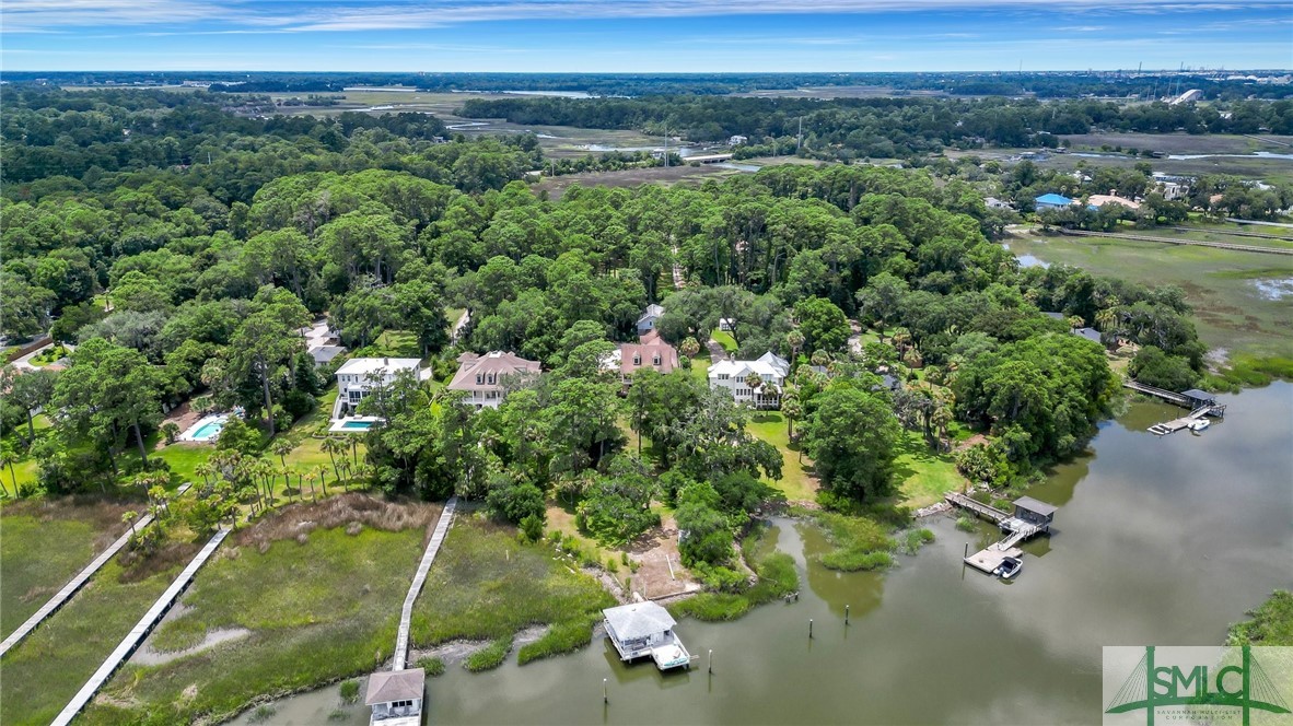 216 Oatland Island Road Savannah, GA 31410 - Photo 45 of 50 Drone View