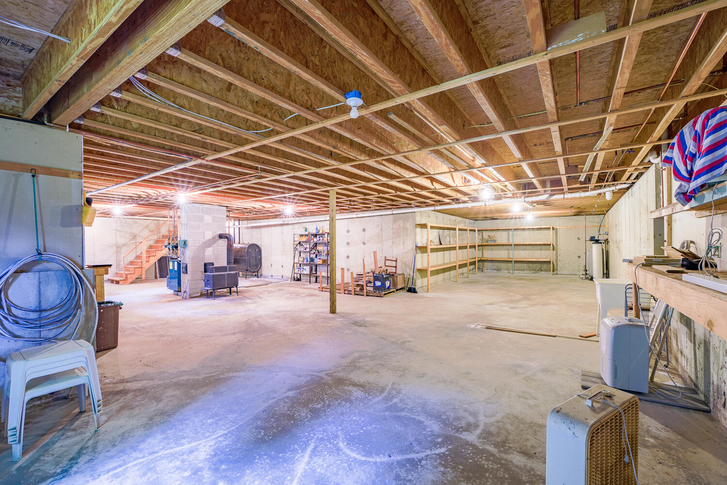 595 Appleton Ridge Road Appleton, ME 04862 - Photo 28 of 39 Spacious Basement