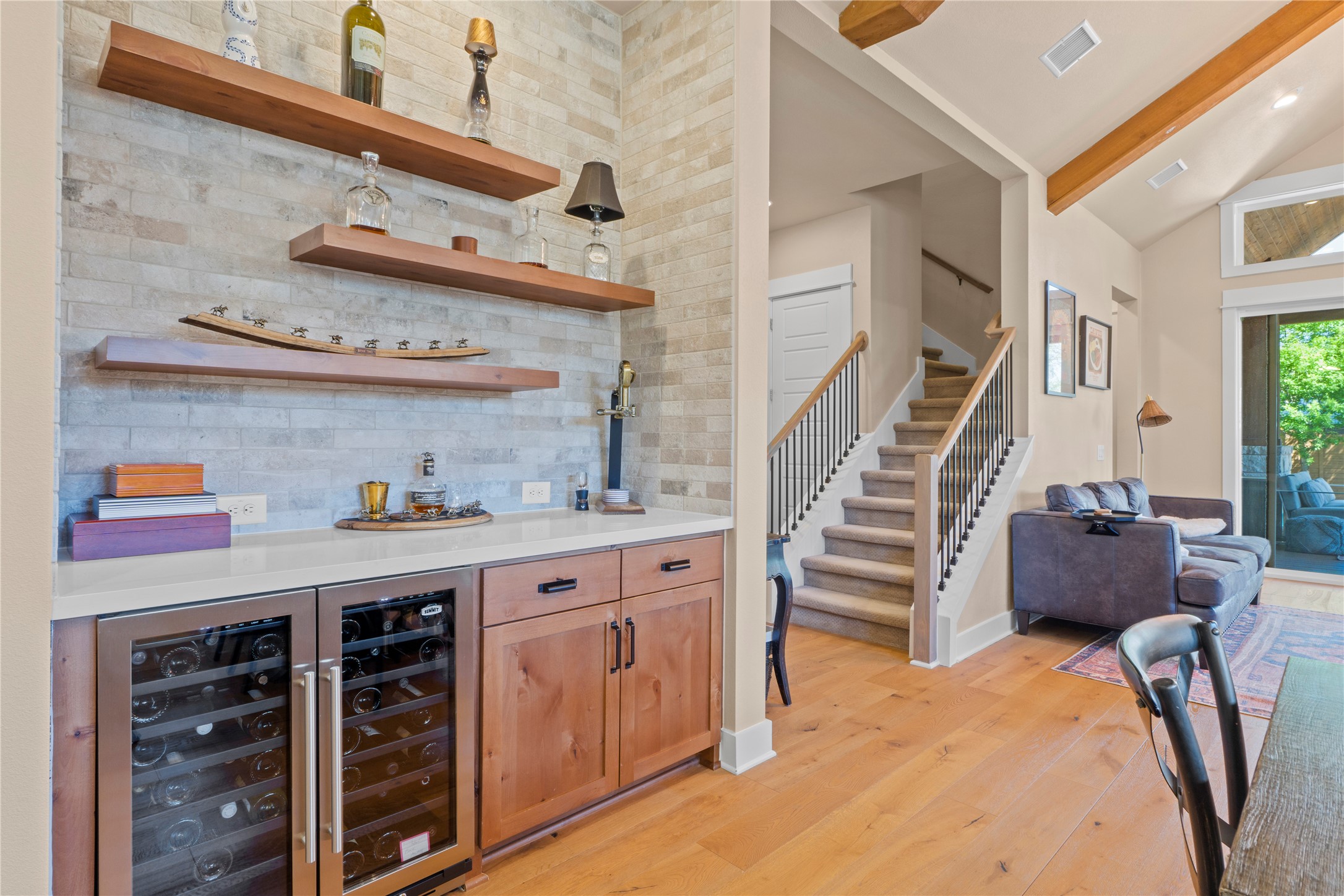 2004 Alegria Road Austin, TX 78757 - Photo 14 of 40 a bedroom with a bed and cabinets