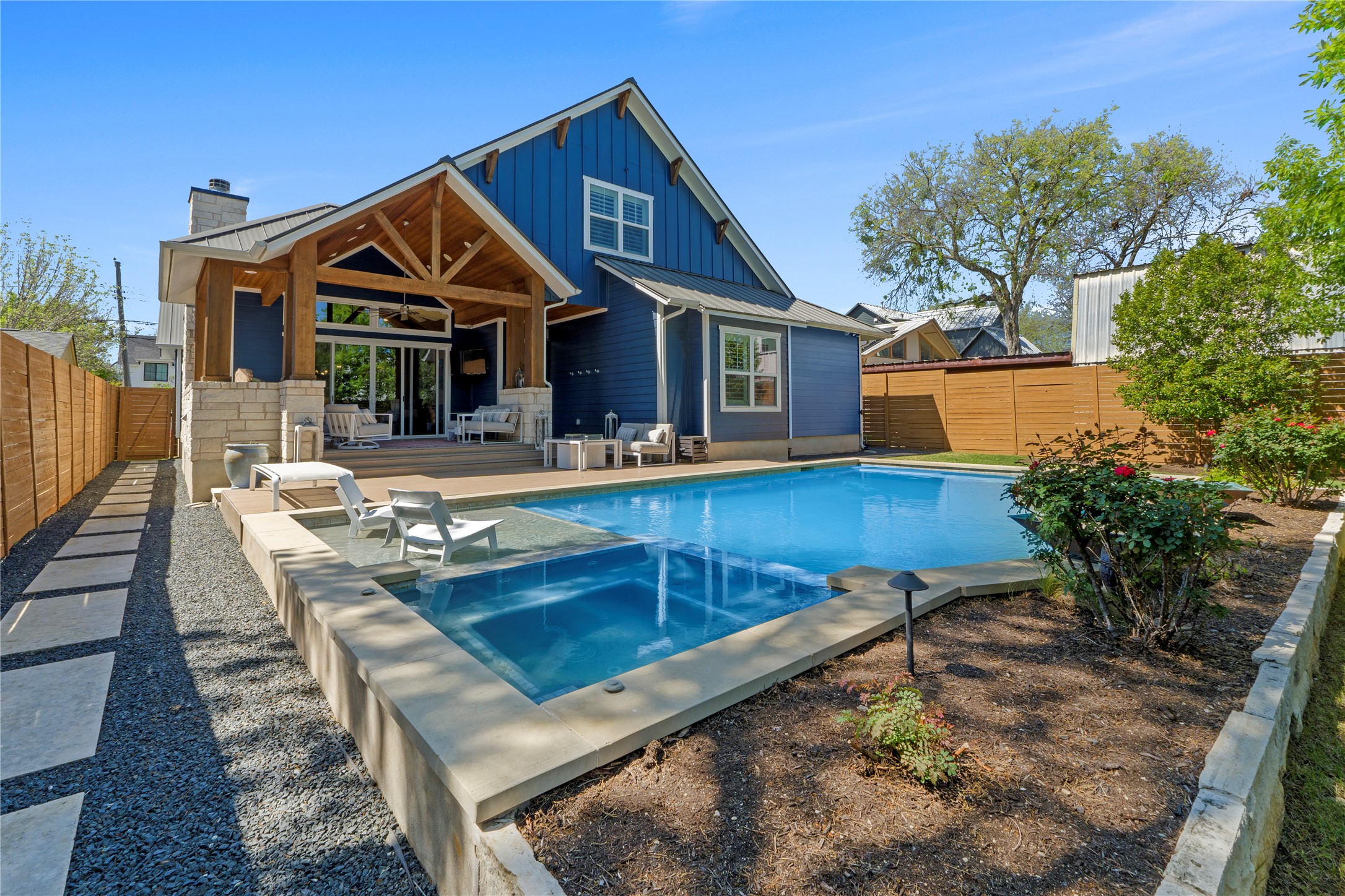 2004 Alegria Road Austin, TX 78757 - Photo 38 of 40 a front view of a house with swimming pool