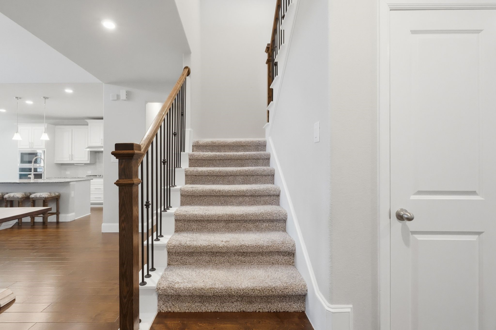 2809 Andante Green Drive Spring, TX 77386 - Photo 26 of 50 a view of entryway and hall with wooden floor