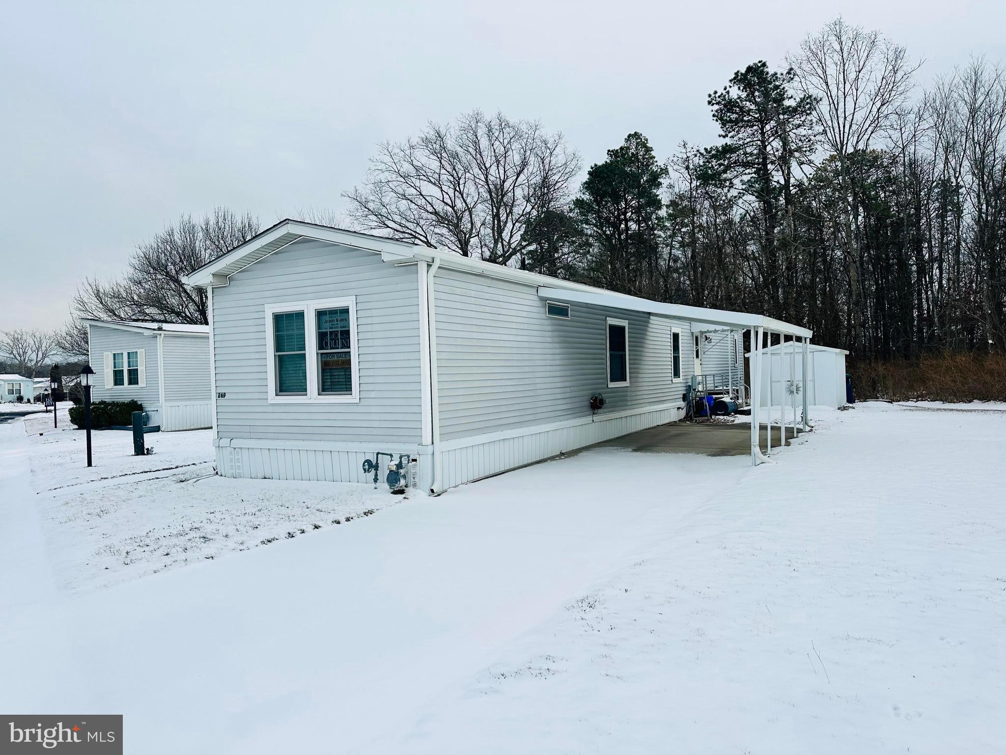 269 Mayflower Drive Buena, NJ 08310 - Photo 3 of 50 a view of a house with a snow in front of it