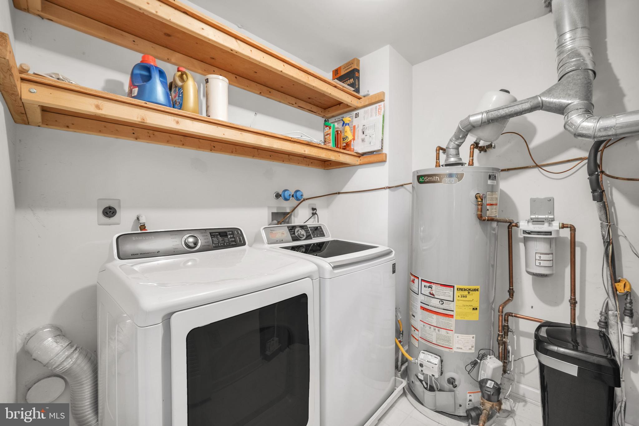 2402 Waterford Road, Unit 94 Yardley, PA 19067 - Photo 24 of 28 a utility room with dryer and washer