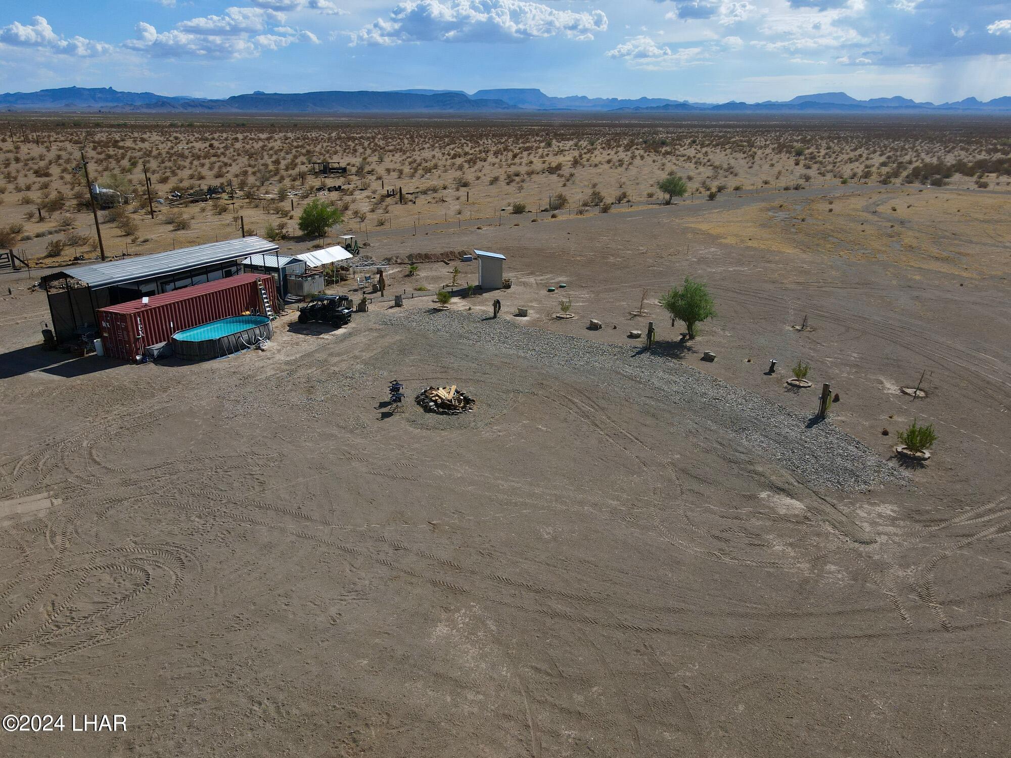 39880 McVay Road Salome, AZ 85348 - Photo 9 of 27 Fire pit and RV Hookups