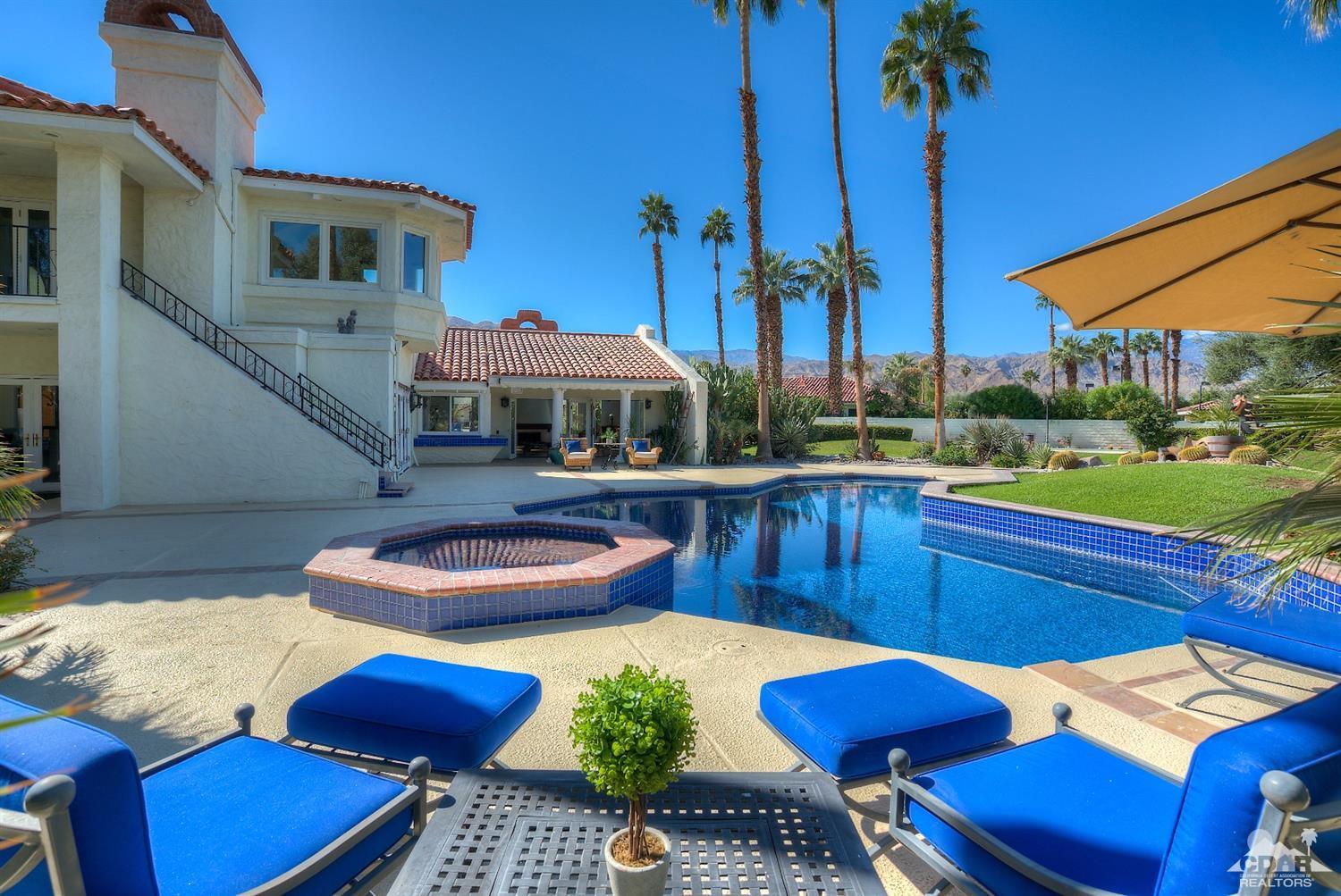 2 Vista Santa Rosa Rancho Mirage, CA 92270 - Photo 3 of 60 a view of a backyard with furniture and a patio
