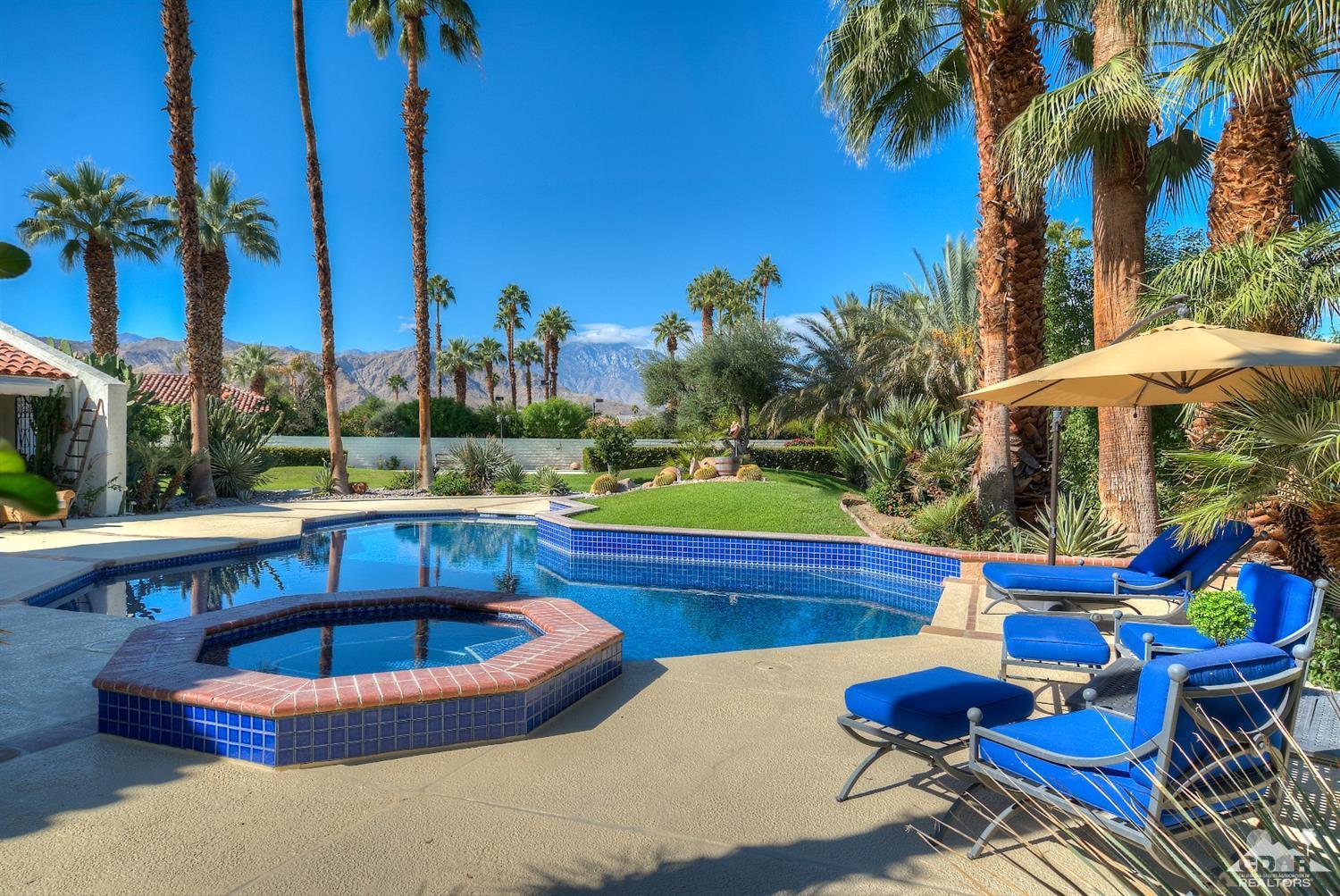 2 Vista Santa Rosa Rancho Mirage, CA 92270 - Photo 6 of 60 a view of swimming pool with outdoor seating