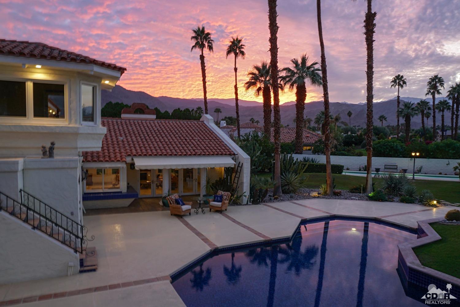 2 Vista Santa Rosa Rancho Mirage, CA 92270 - Photo 57 of 60 a view of a patio with swimming pool