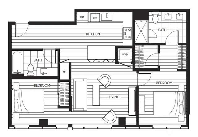 a view of a white house