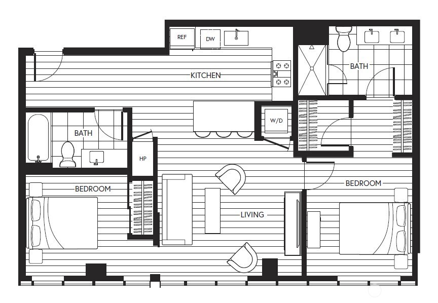 800 Columbia Street, Unit 2505 Seattle, WA 98104 - Photo 39 of 40 a view of a white house