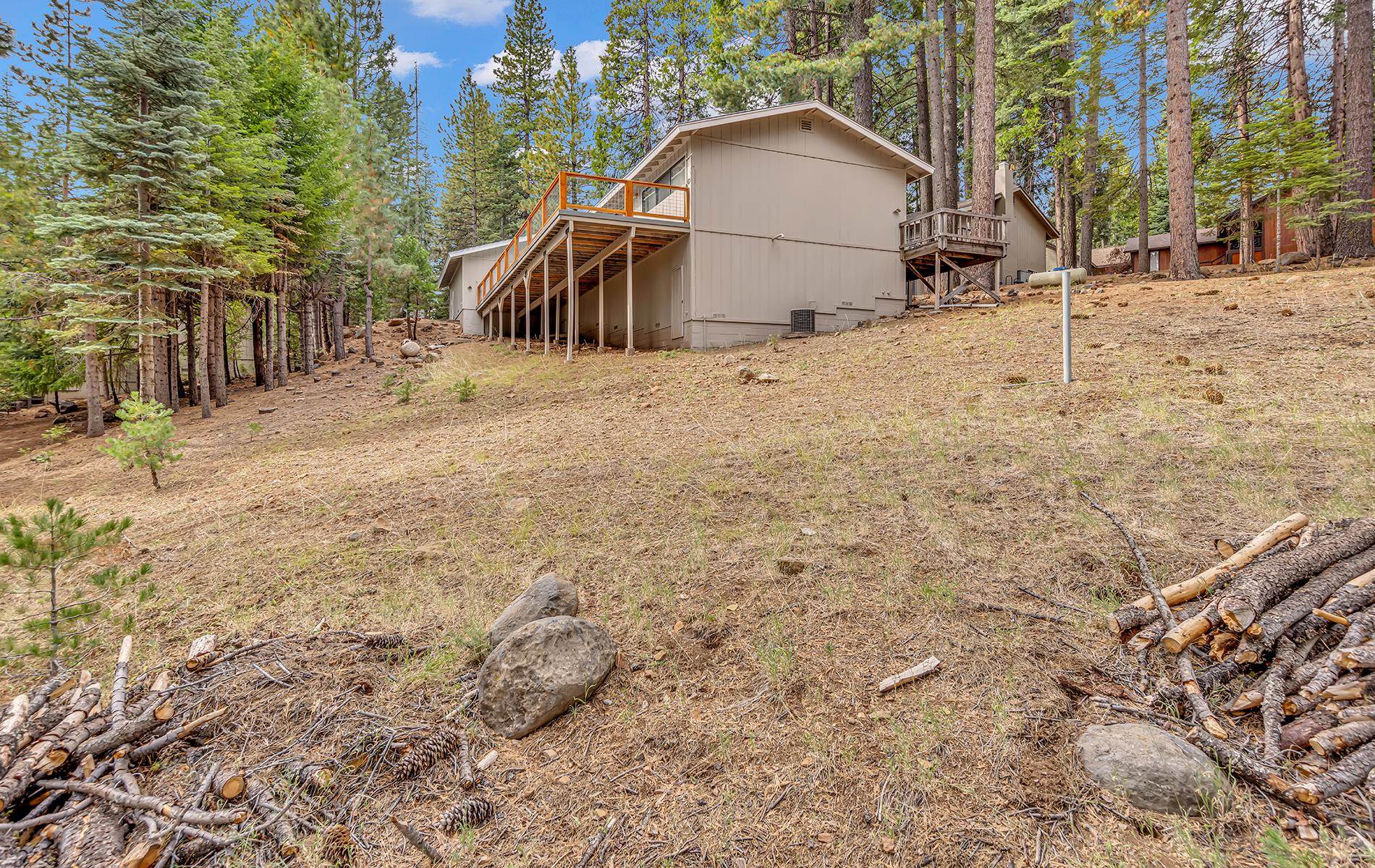 608 East Burnt Cedar Road Lake Almanor, CA 96137 - Photo 35 of 36 a view of a backyard