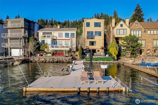 a building with river in front of it