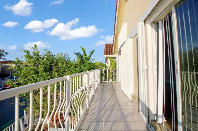 a view of balcony with outdoor space