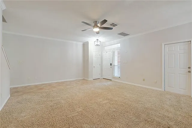 a view of an empty room