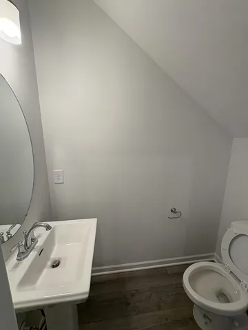 a bathroom with a sink and a toilet