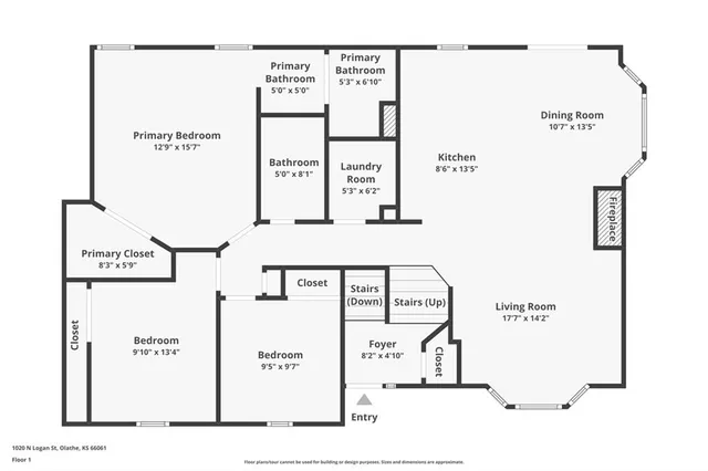 $375,000 | 1020 North Logan Street, Olathe, KS 66061