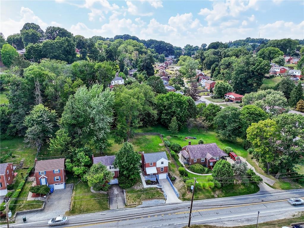 502 Weyman Road Pittsburgh, PA 15236 - Photo 36 of 39 an aerial view of a house with yard