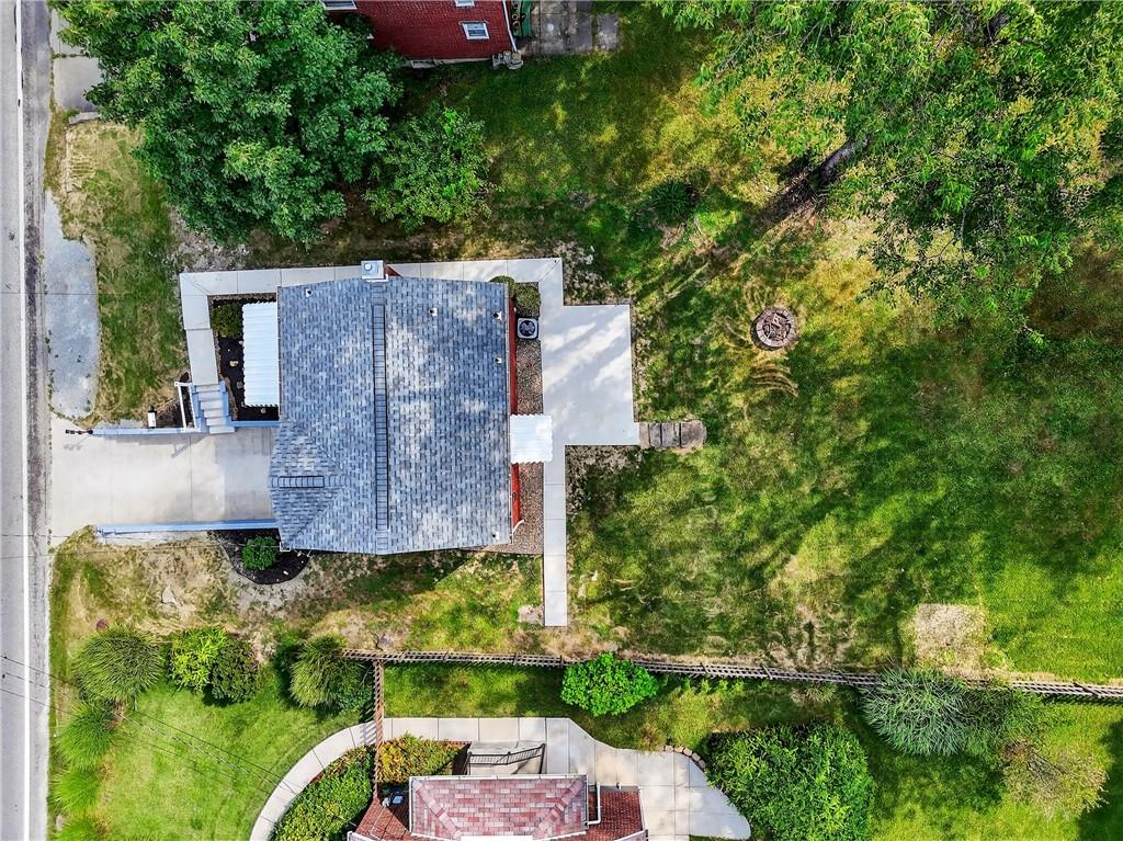 502 Weyman Road Pittsburgh, PA 15236 - Photo 37 of 39 an aerial view of a house with a yard basket ball court and outdoor seating