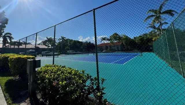 a view of a lake with houses