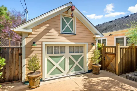 a view of a house with sitting area