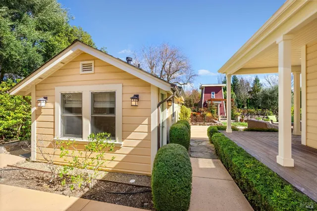 a view of a house with a porch